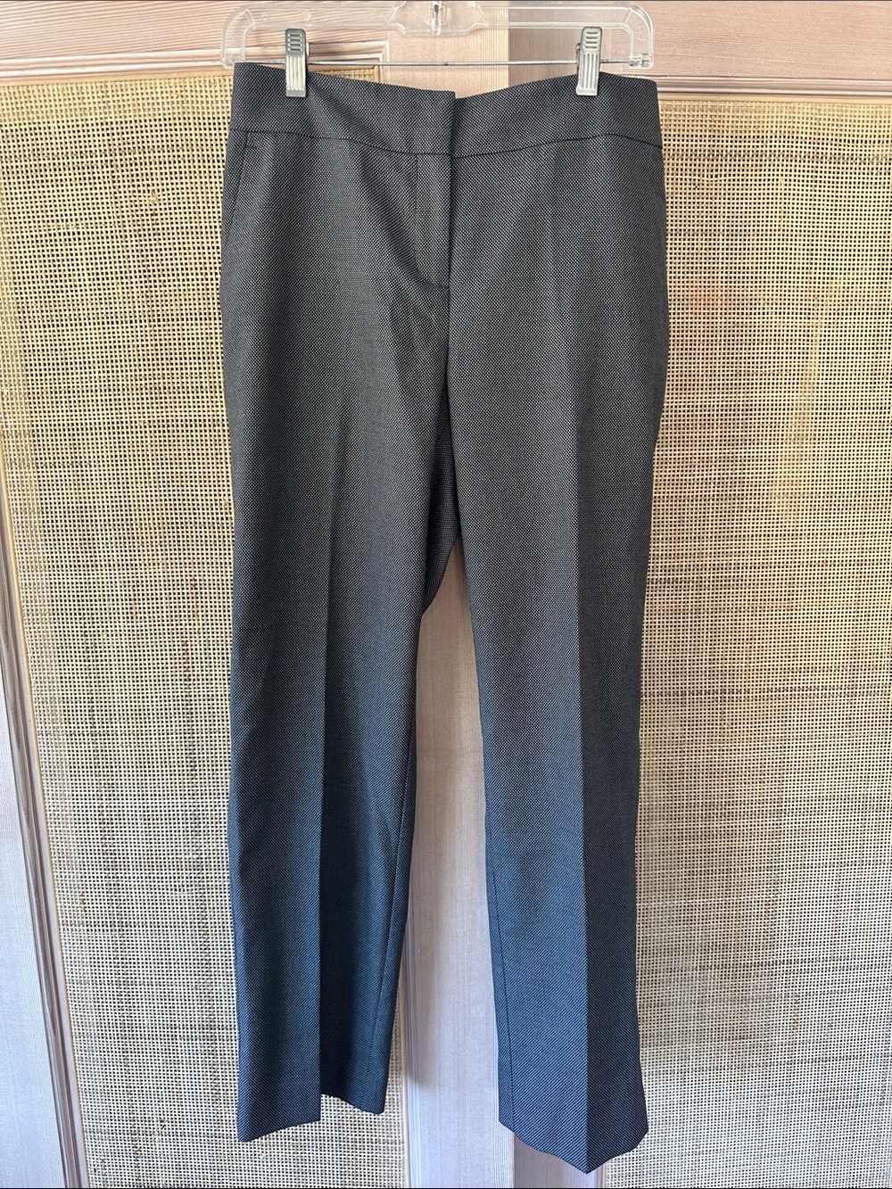 Ann Taylor Factory Dark Gray Straight Leg Trousers